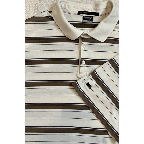 Nike Tiger Woods Collection Golf Polo Dri Fit Men's Size XXL Striped Performance - Picture 1 of 8